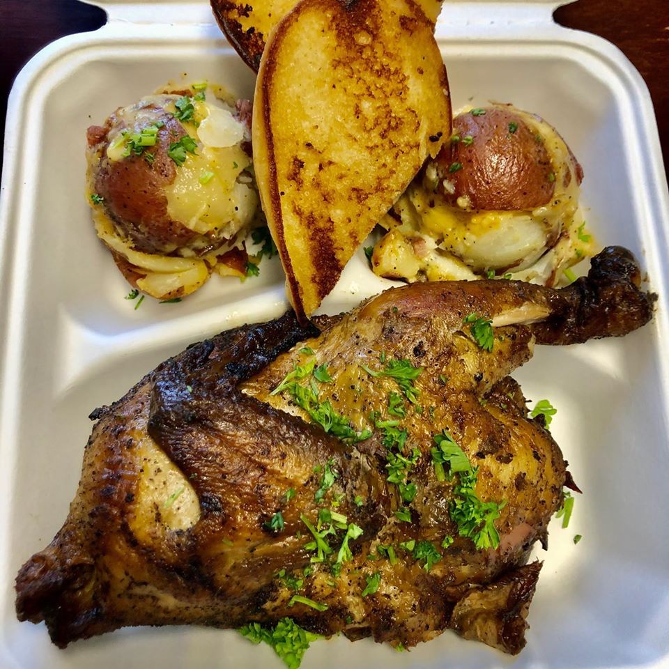 Order Santa Maria Style Barbecue Chicken Plate food online from Popolo Catering store, San Luis Obispo on bringmethat.com