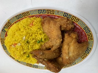Order Fried Chicken wings with fried rice food online from Jamaica fish market store, Richmond Hill on bringmethat.com