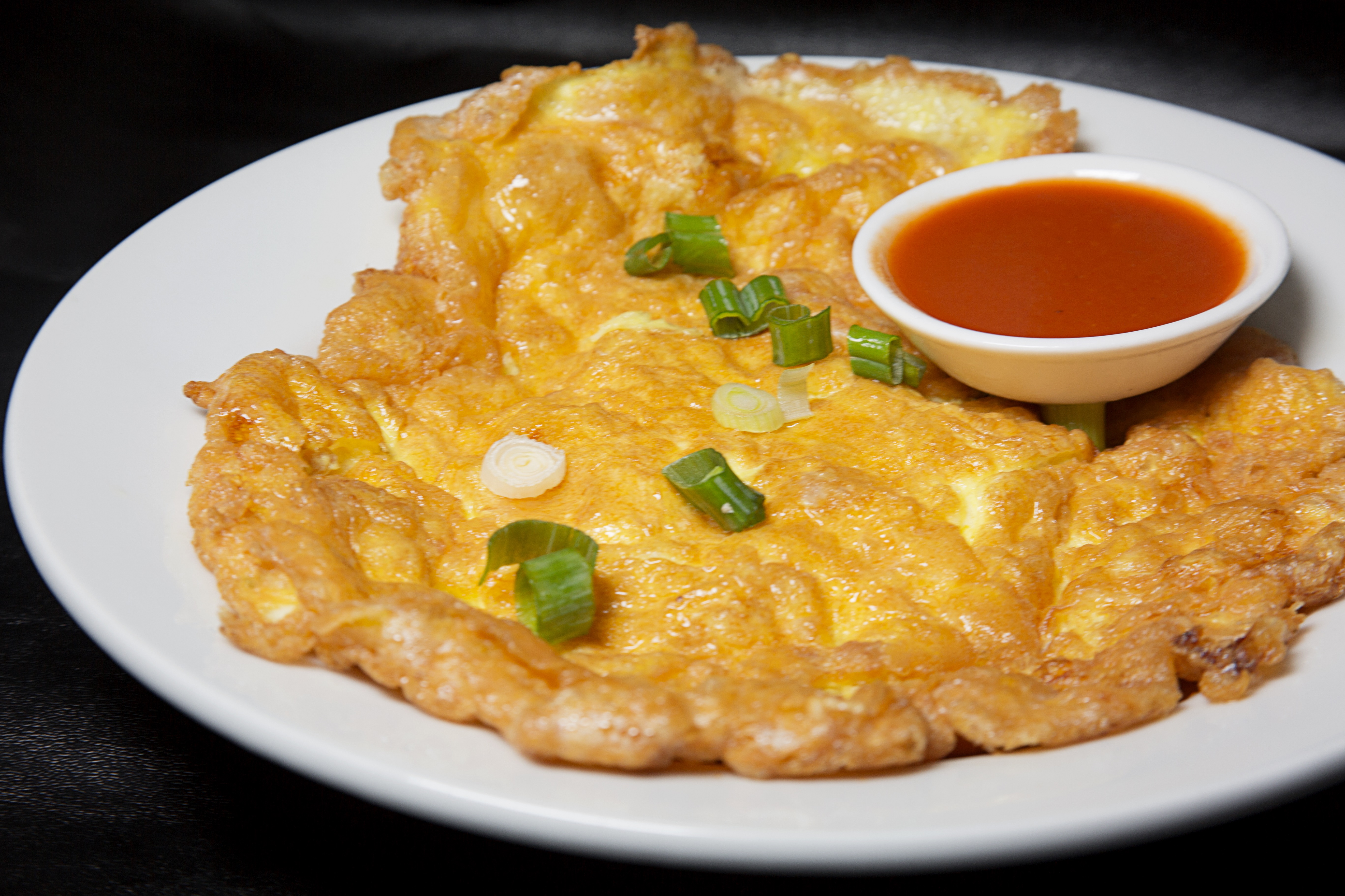Order Thai Omelette with Ground Chicken food online from Sweet Basil store, Woodside on bringmethat.com