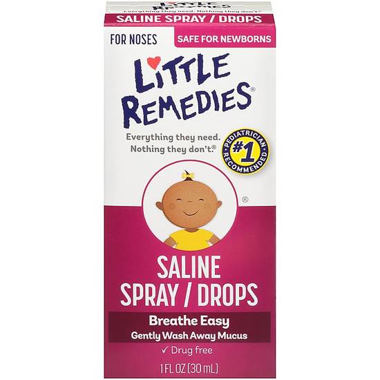 Order Little Remedies® Little Noses® Saline Spray/Drops food online from Bed Bath &Amp; Beyond store, San Luis Obispo on bringmethat.com