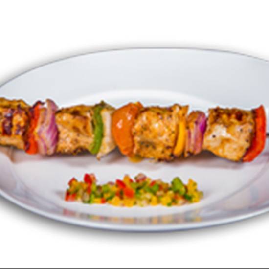 Order Chicken Kabob Plate food online from Fadi's Mediterranean Grill store, Houston on bringmethat.com