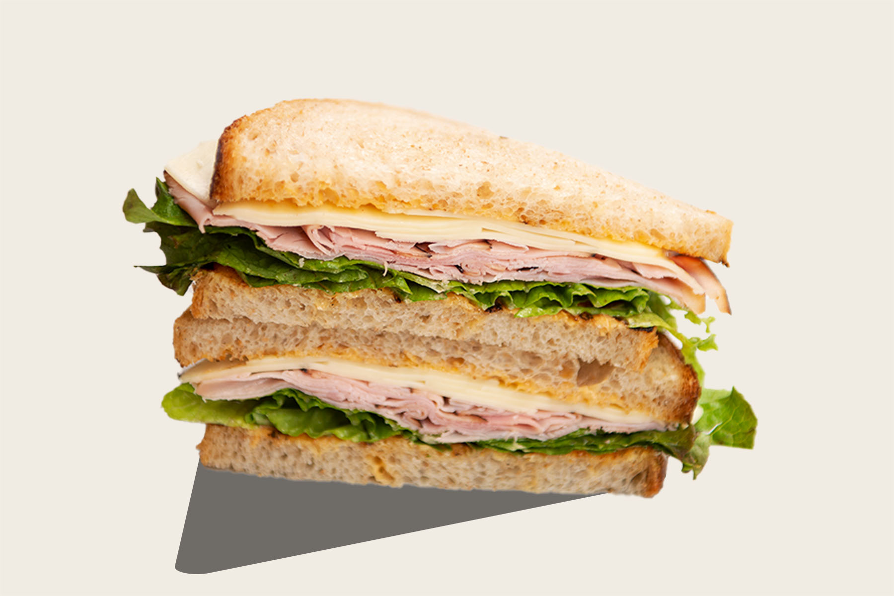 Order Ham and White Cheddar Sandwich food online from Proper Food store, New York on bringmethat.com