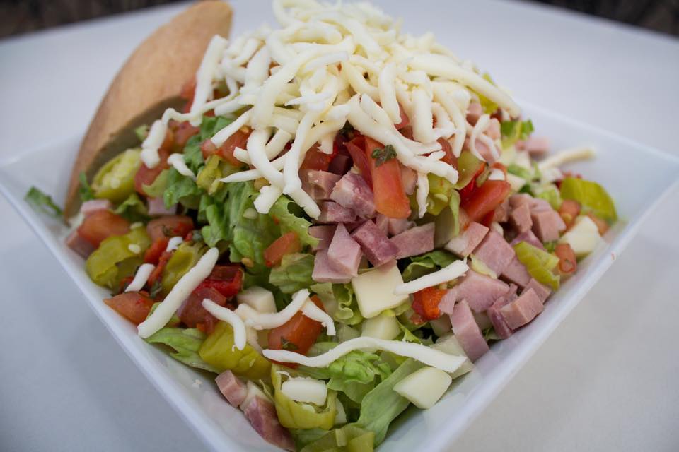 Order LaScala Chopped Salad food online from La Scalas Pronto store, Philadelphia on bringmethat.com