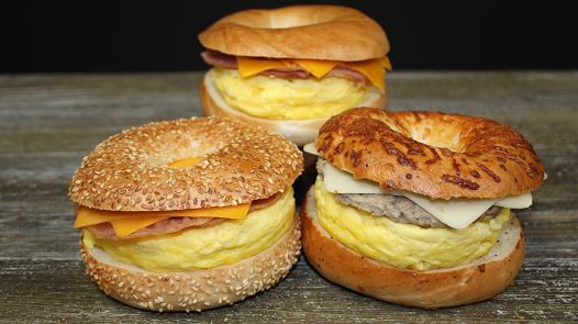 Order 4. Eggwich Deluxe food online from Bagel Street Cafe Danville store, Danville on bringmethat.com