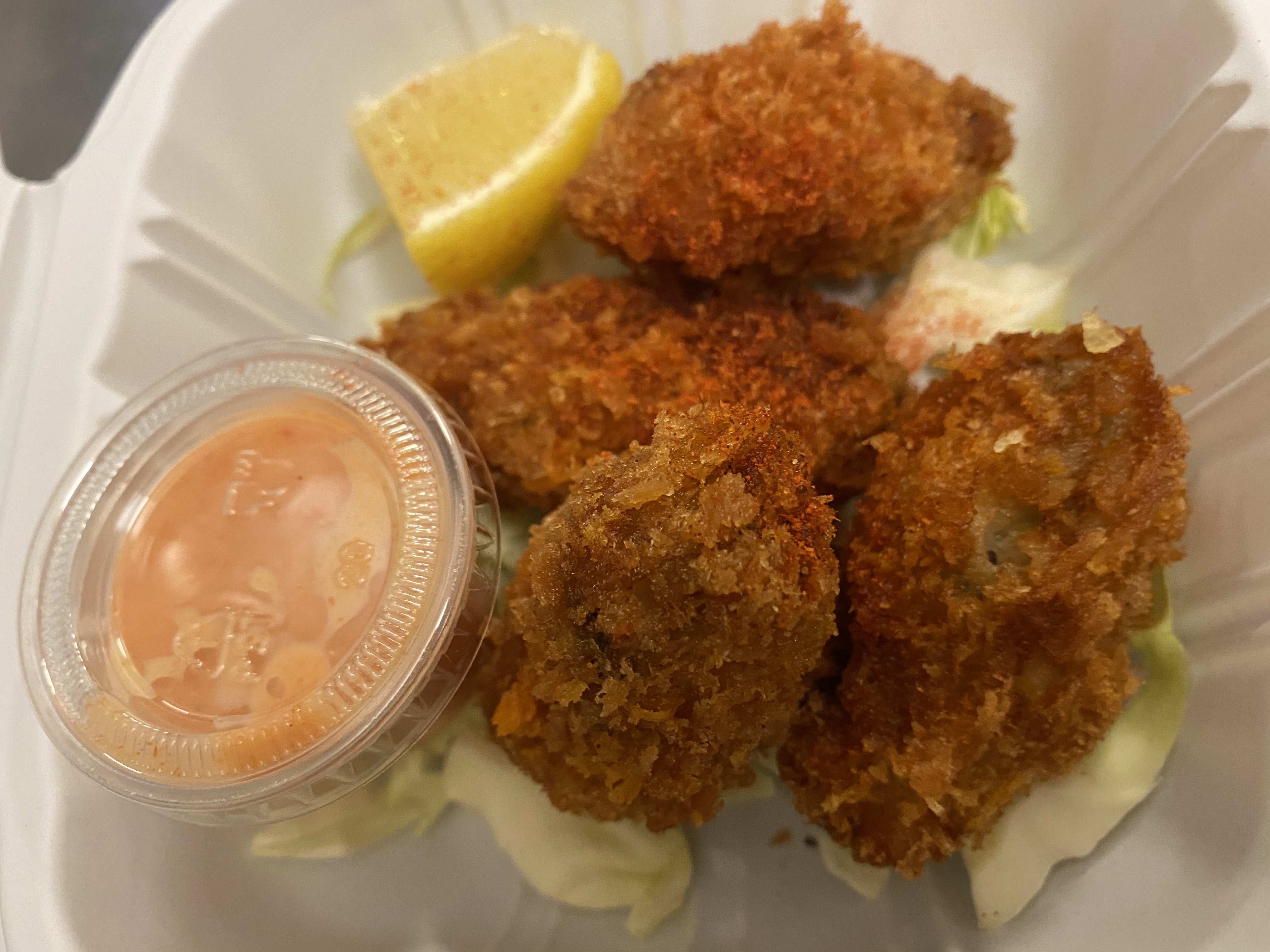 Order Fried oyster (4 pcs) food online from Coco Ramen store, San Francisco on bringmethat.com