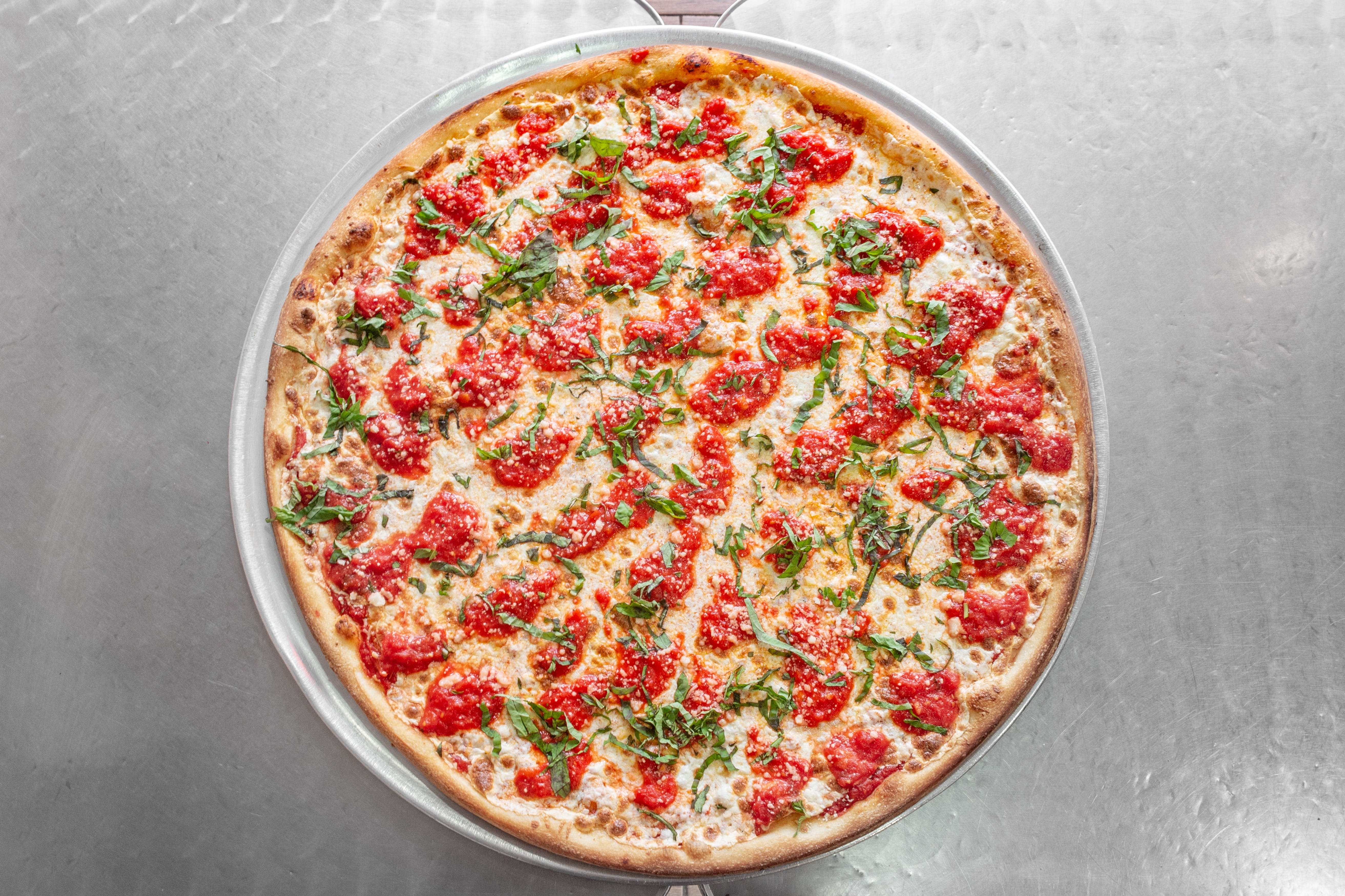 Order Fresh Mozzarella Pizza - Medium food online from Not Ray Pizza store, Brooklyn on bringmethat.com