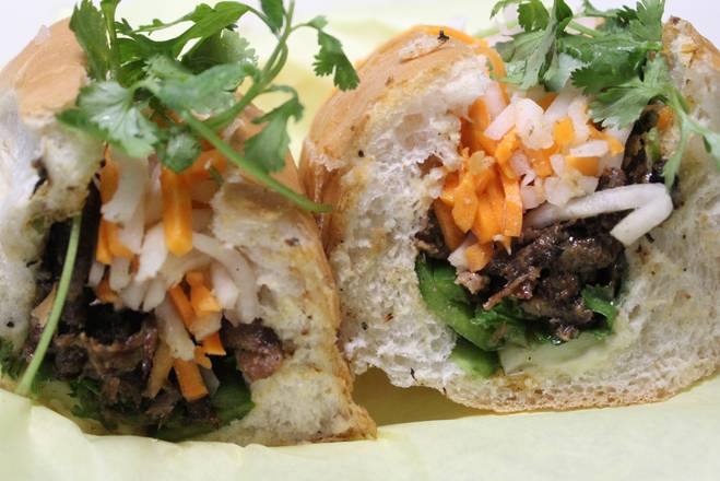 Order Grilled Pork Sandwich (Banh Mi Thi Nuong) food online from Saigon Bistro store, Concord on bringmethat.com