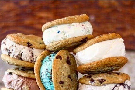 Order Custom Cookie Sandwich food online from The Baked Bear store, San Francisco on bringmethat.com