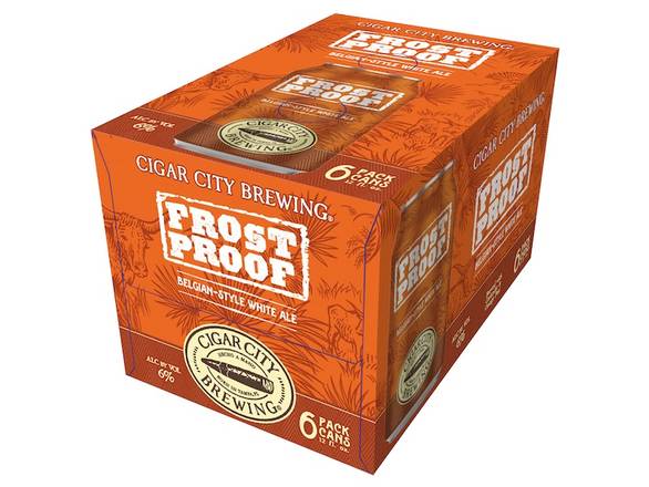 Order Cigar City Brewing Florida Cracker - 6x 12oz Cans food online from Leo's Liquor store, Chicago on bringmethat.com