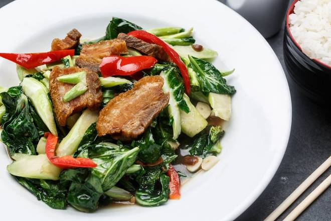 Order Vegan Spicy Chinese Broccoli food online from SukhoThai on Royal St. store, New Orleans on bringmethat.com