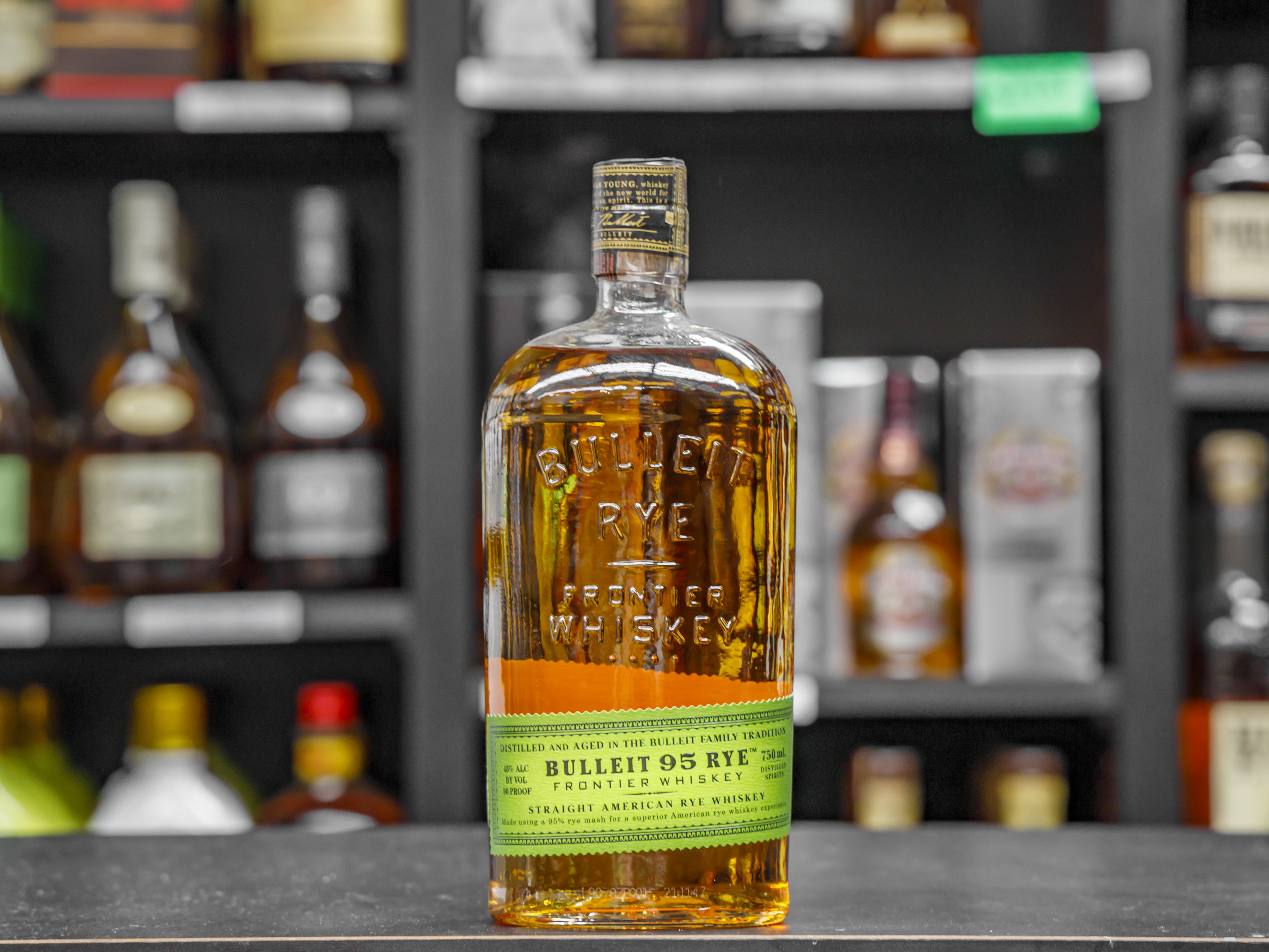 Order 750 ml Bulleit Rye Whiskey food online from Harry's Market store, San Diego on bringmethat.com