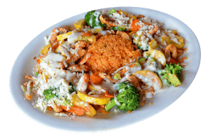 Order Pollo California food online from Toro Mexican Grill store, Morristown on bringmethat.com