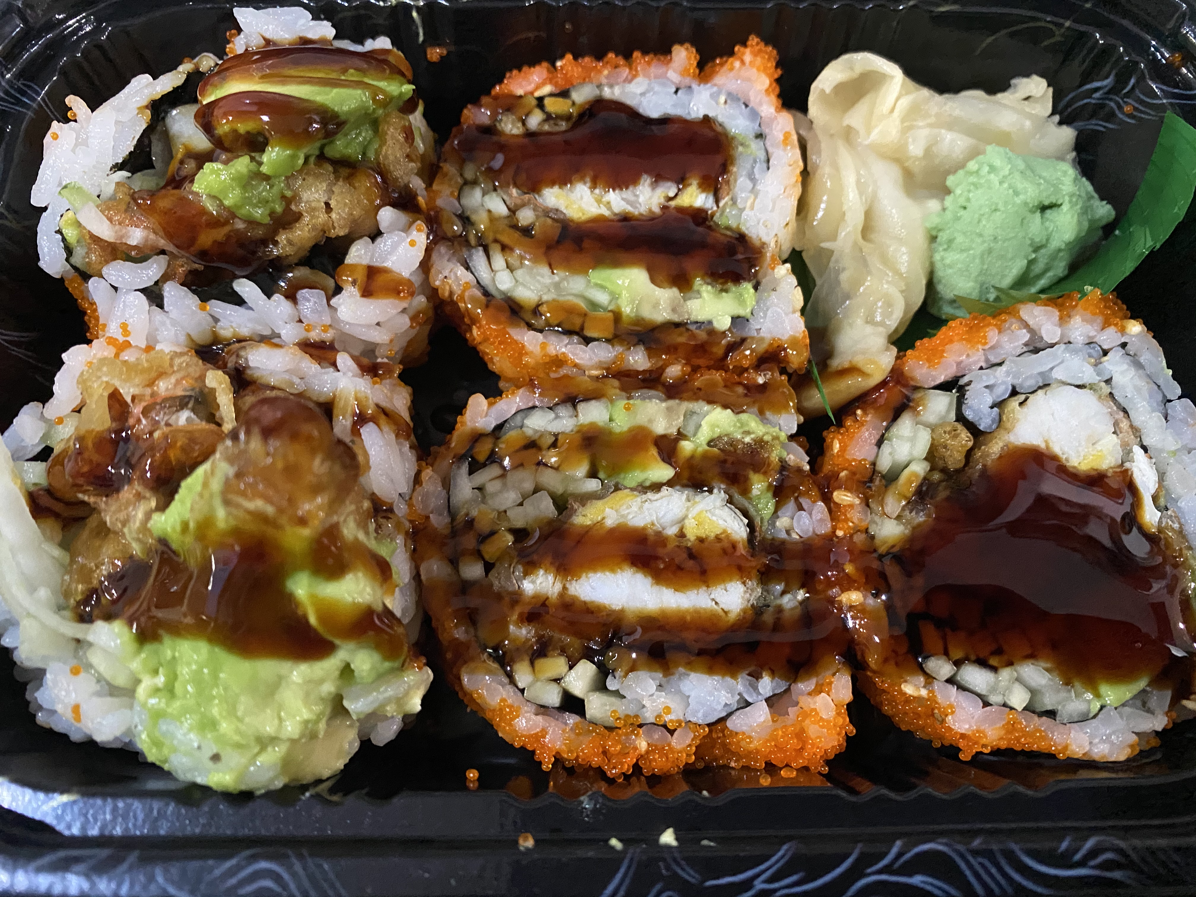Order 5 Piece Spider Roll food online from Bayard Sushi store, New York on bringmethat.com