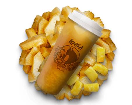 Order Fresh Pineapple Mango Tea food online from Kittea store, Highland Park on bringmethat.com