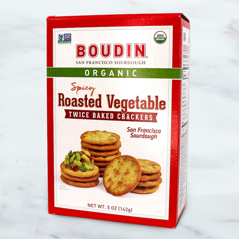 Order Sourdough Spicy Vegetable Twice Baked Crackers 5 oz food online from Boudin store, Costa Mesa on bringmethat.com
