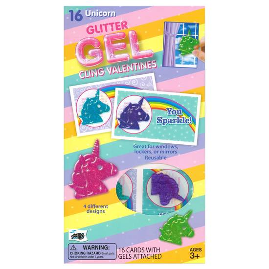 Order Mello Smello Unicorn Glitter Gel Valentine Card Kit food online from CVS store, EDGEWOOD on bringmethat.com