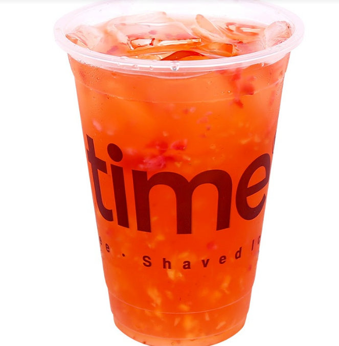 Order Peach Strawberry Fruit Tea food online from Boba Time store, Los Angeles on bringmethat.com