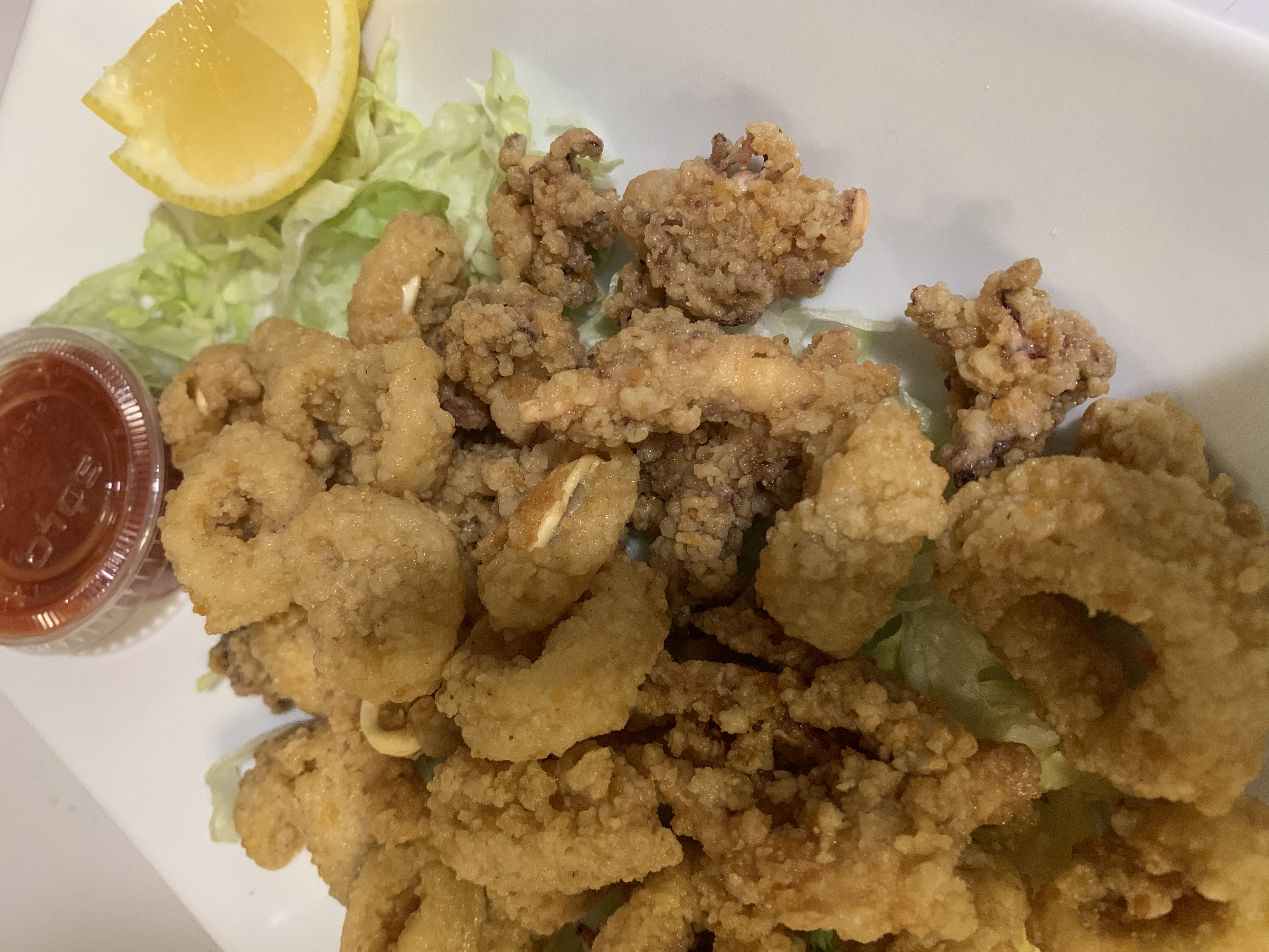Order Fried Calamari food online from Two Cousin Pizza & Italian store, Mount Joy on bringmethat.com