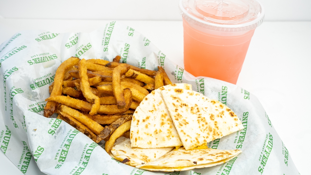 Order Kids Quesadilla food online from Snuffer's store, Addison on bringmethat.com