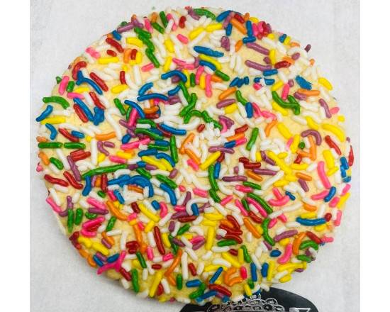 Order Rainbow Sprinkle Cookie LARGE food online from BAGELS YOUR WAY store, Medford on bringmethat.com