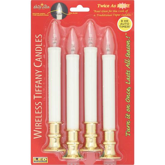 Order Brite Star Wireless Tiffany Candles, 10 in. food online from CVS store, SOUDERTON on bringmethat.com