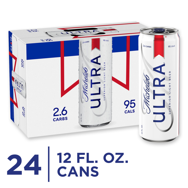 Order Michelob Ultra 12oz cans - 24 Pack food online from Cactus Food Mart store, Scottsdale on bringmethat.com