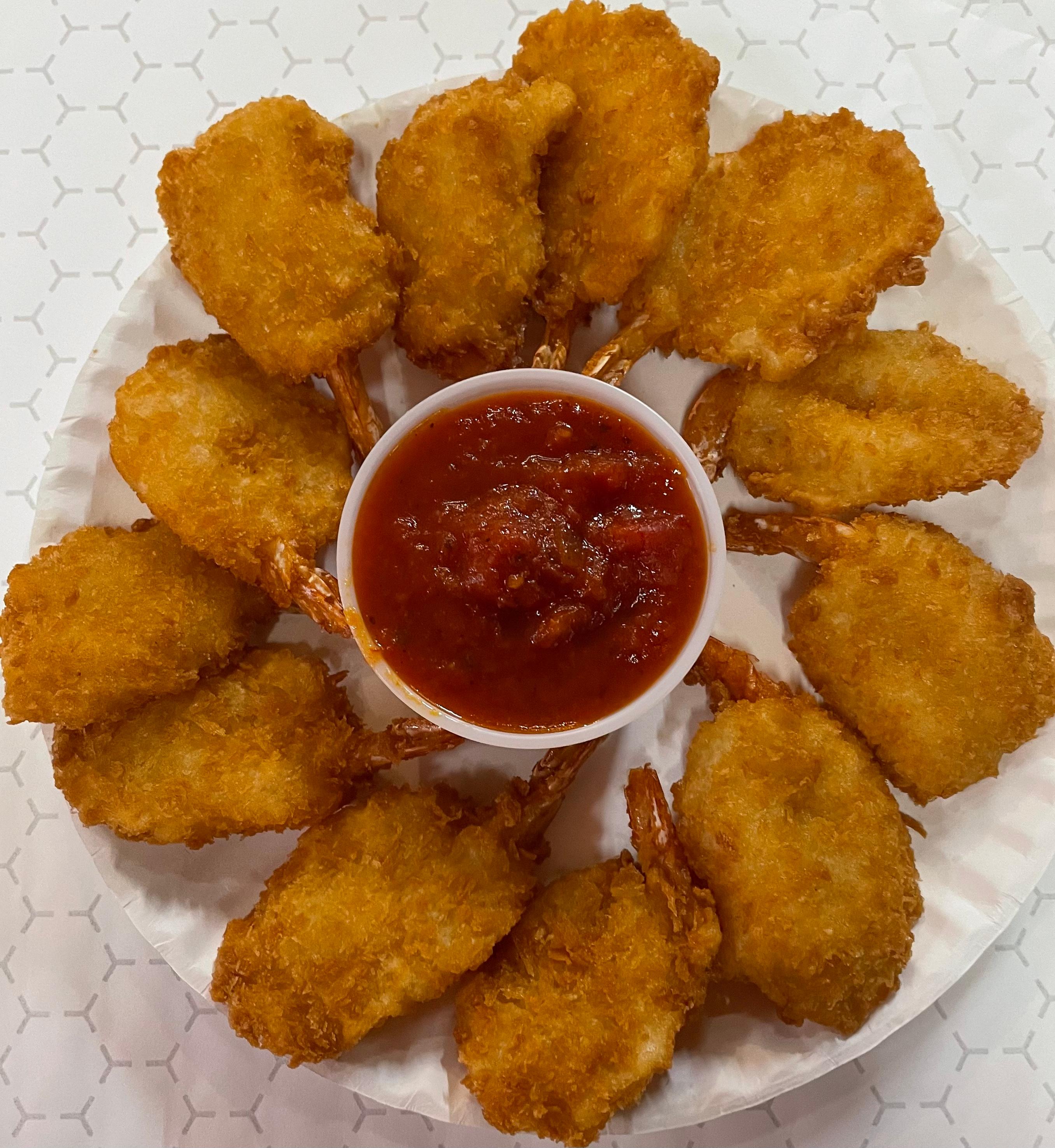 Order **Fried Shrm(12pcs) food online from Pizza Queen store, Providence on bringmethat.com