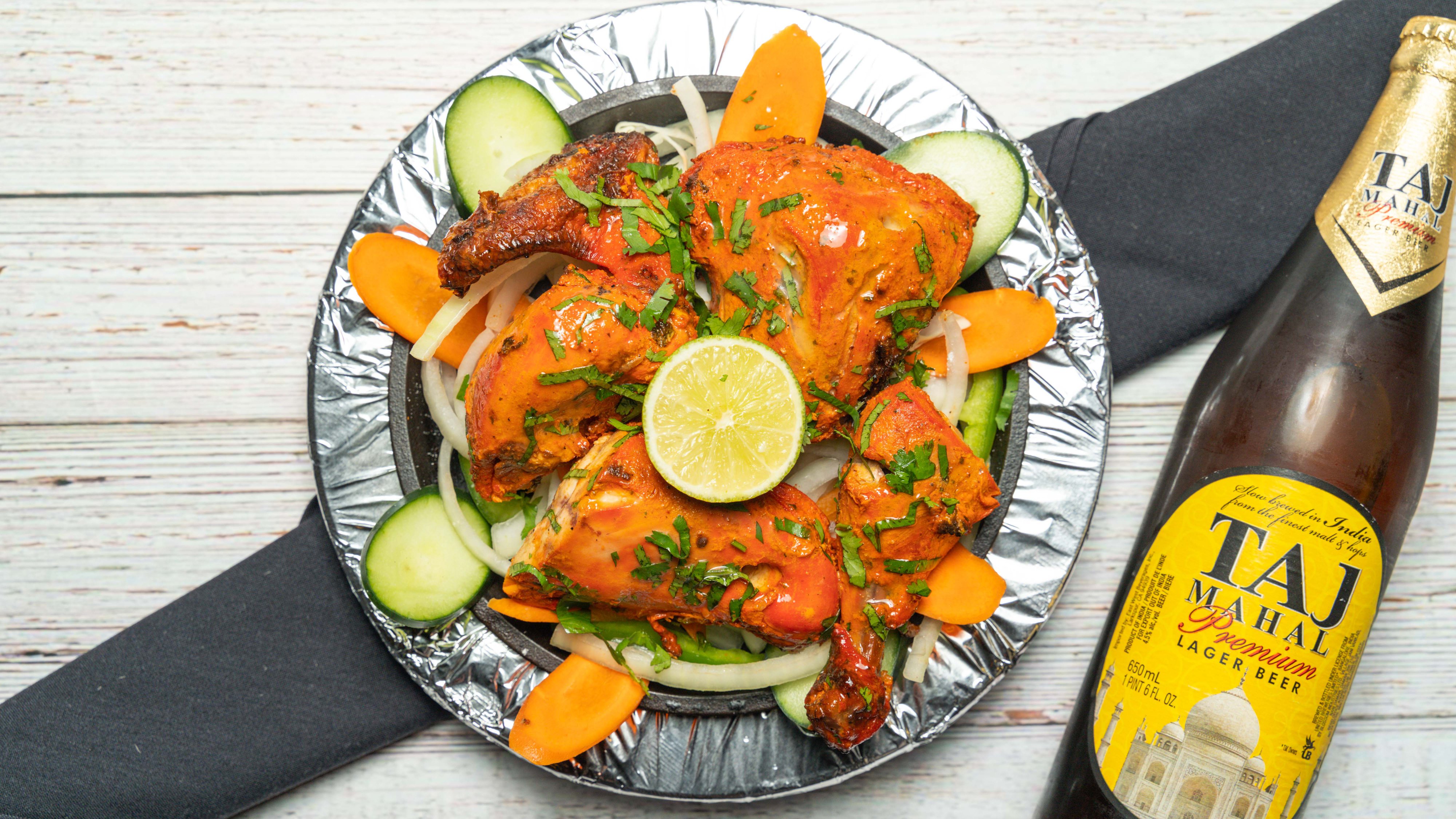 Order 42. Tandoori Chicken food online from Bombay Cafe store, Wilton Manors on bringmethat.com