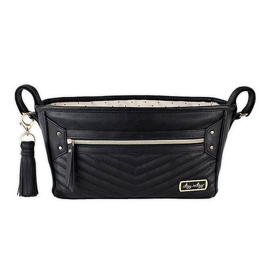 Order Itzy Ritzy® Stroller Organizer Caddy in Black/Gold food online from Bed Bath & Beyond store, Lancaster on bringmethat.com