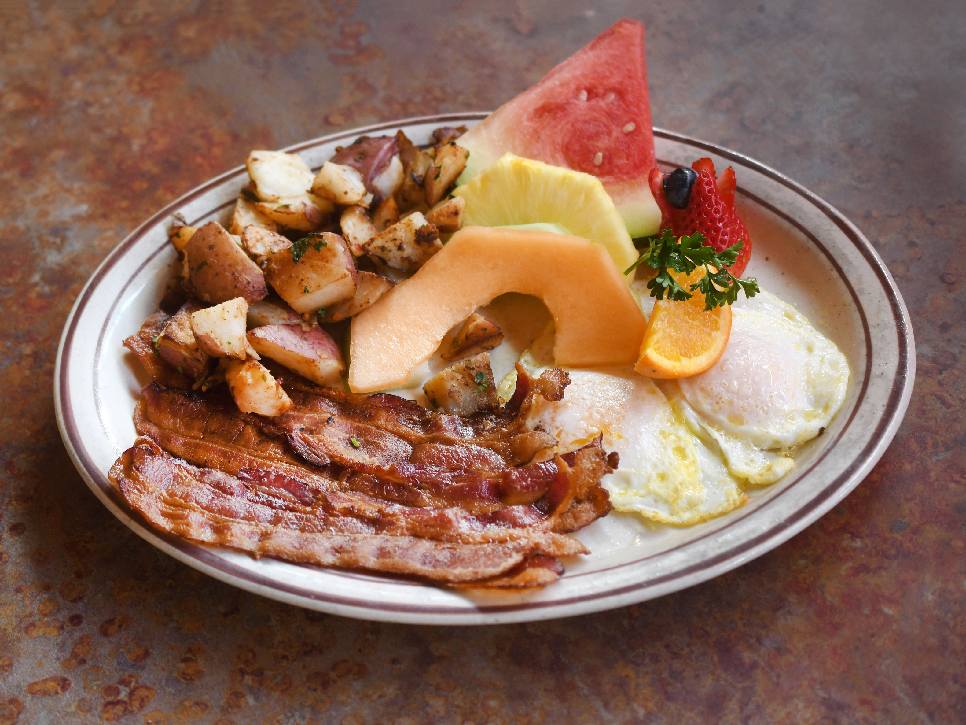 Order Bacon and Eggs food online from Old Town Grill store, Auburn on bringmethat.com