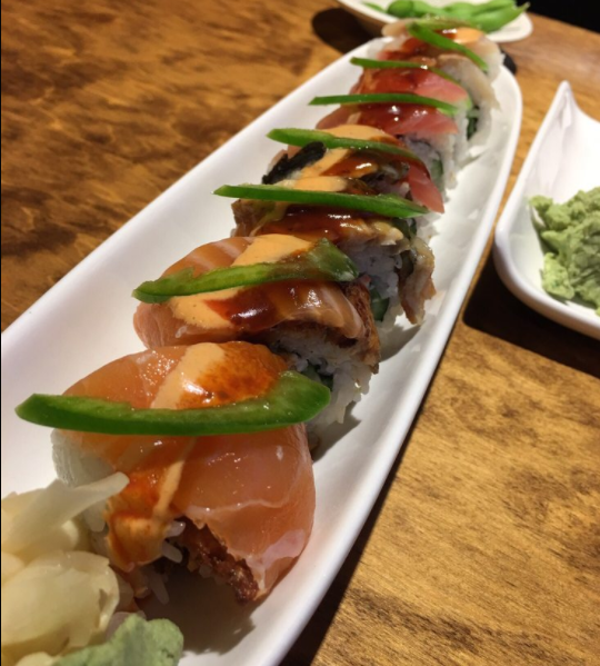 Order Mustang Roll food online from Joy Sushi store, San Leandro on bringmethat.com