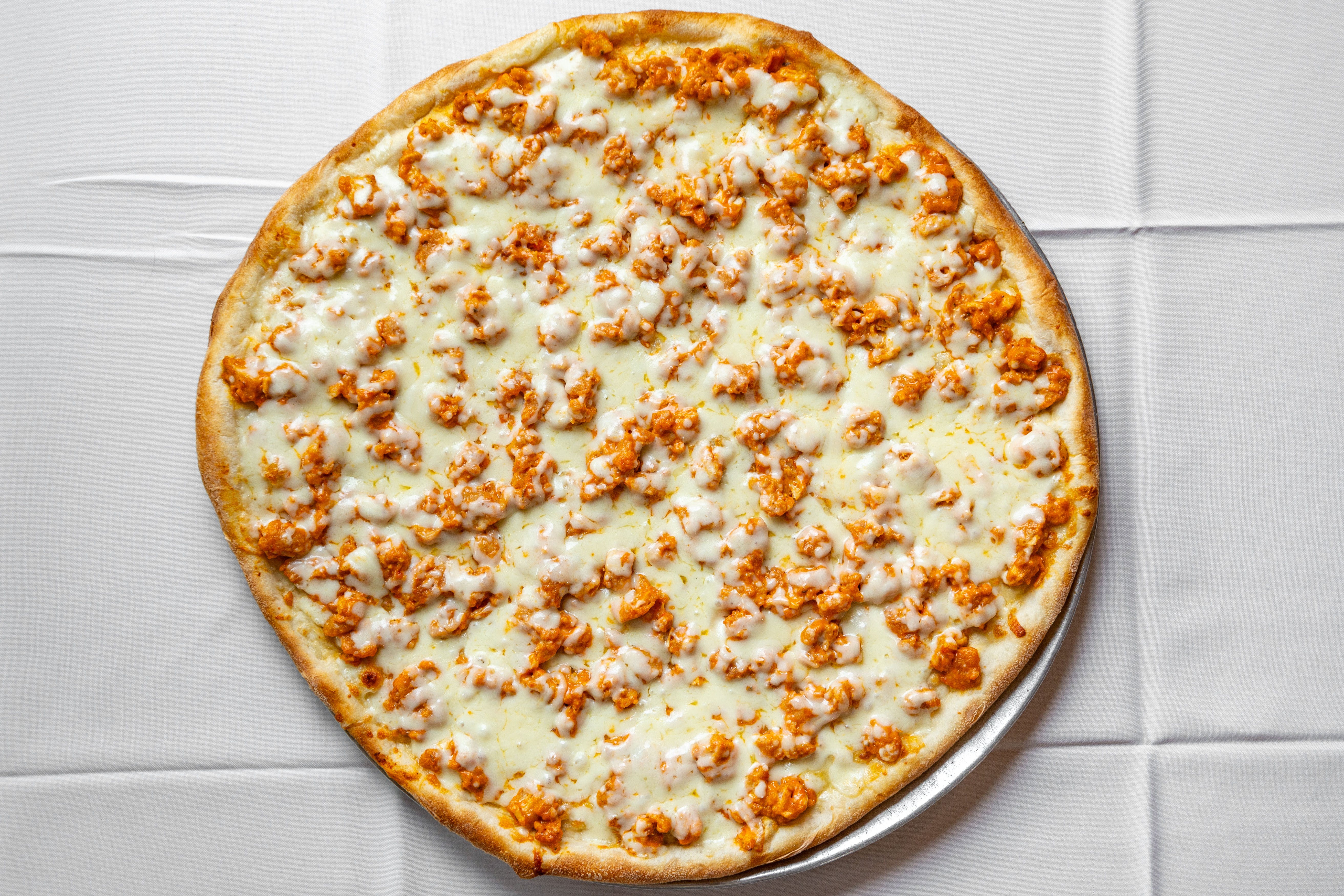 Order Buffalo Chicken Pizza - Personal 12" food online from Frank's Pizza store, Hopatcong on bringmethat.com