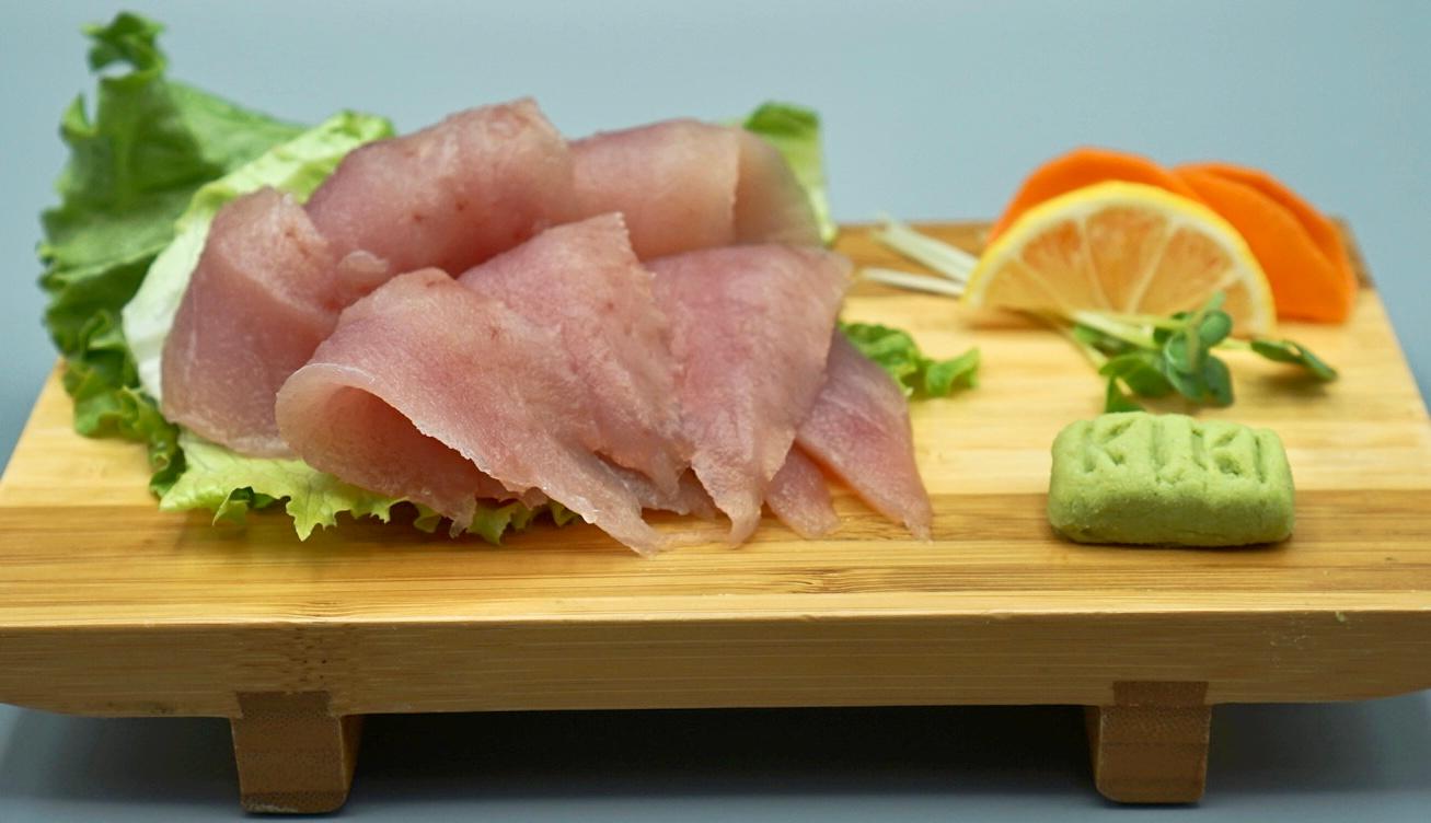 Order ALBACORE SASHIMI (7pc) food online from Kiki Japanese Restaurant store, San Francisco on bringmethat.com