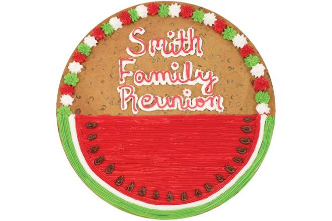Order Family Reunion Watermelon - O4030  food online from Great American Cookies store, Denton on bringmethat.com