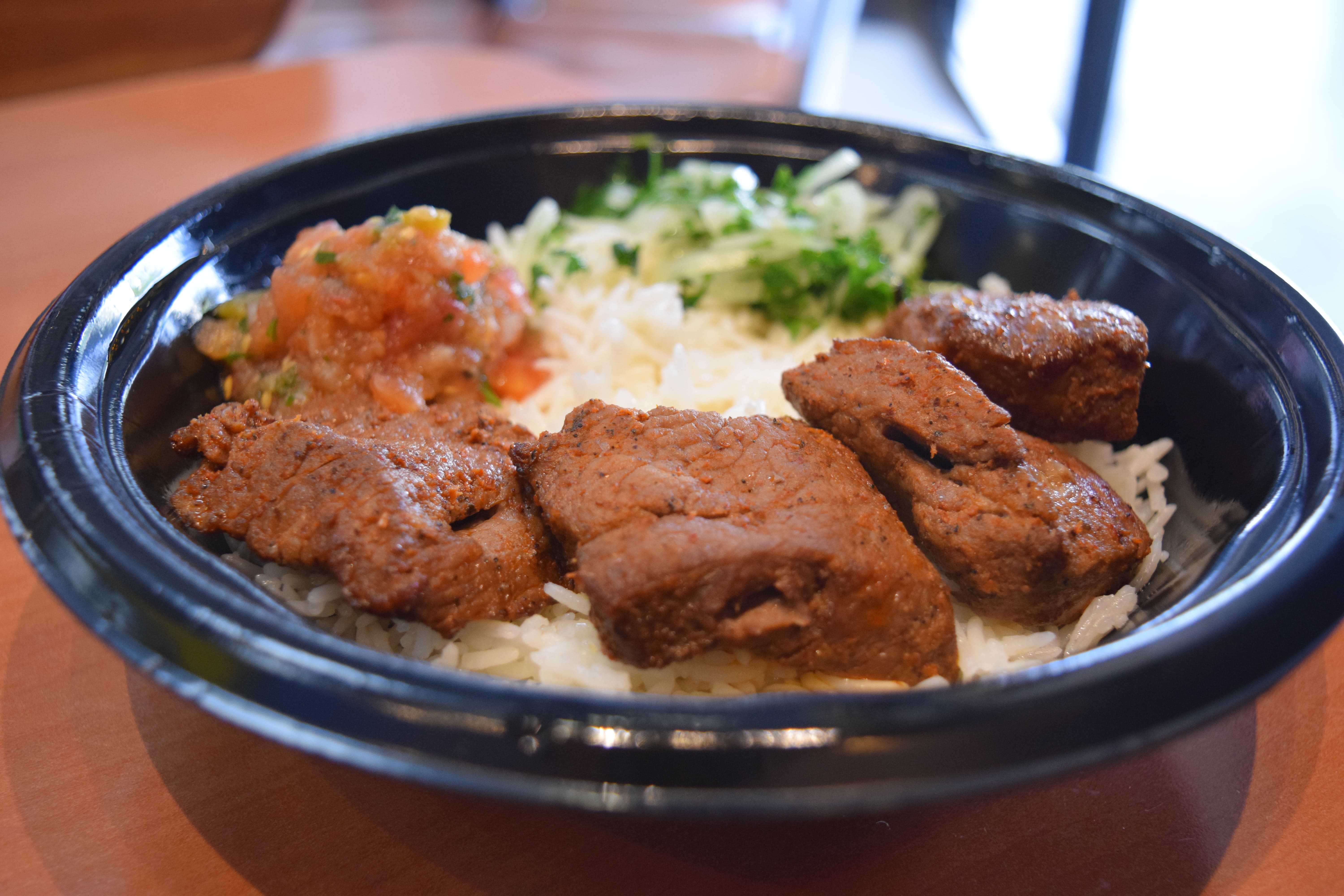 Order Beef Shish Bowl food online from Kebab Daddy store, Montrose on bringmethat.com