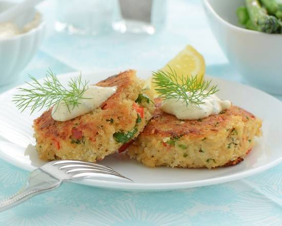 Order Crab Cakes food online from Fresh Sailor Seafood store, Lynbrook on bringmethat.com