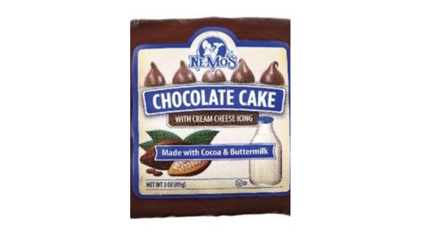 Order Ne-Mo's Bakery Chocolate Cake Square 5oz Box food online from Ross Liquor store, Sylmar on bringmethat.com