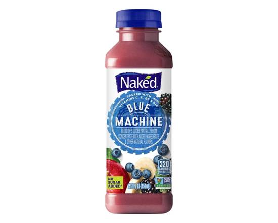 Order Naked Juice Blue Machine 15.2oz Bottle food online from Johnny Rockets store, Aliso Viejo on bringmethat.com