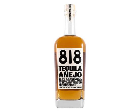 Order 818 Tequila, Añejo Tequila 100% De Agave Azul · 750 mL food online from House Of Wine store, New Rochelle on bringmethat.com