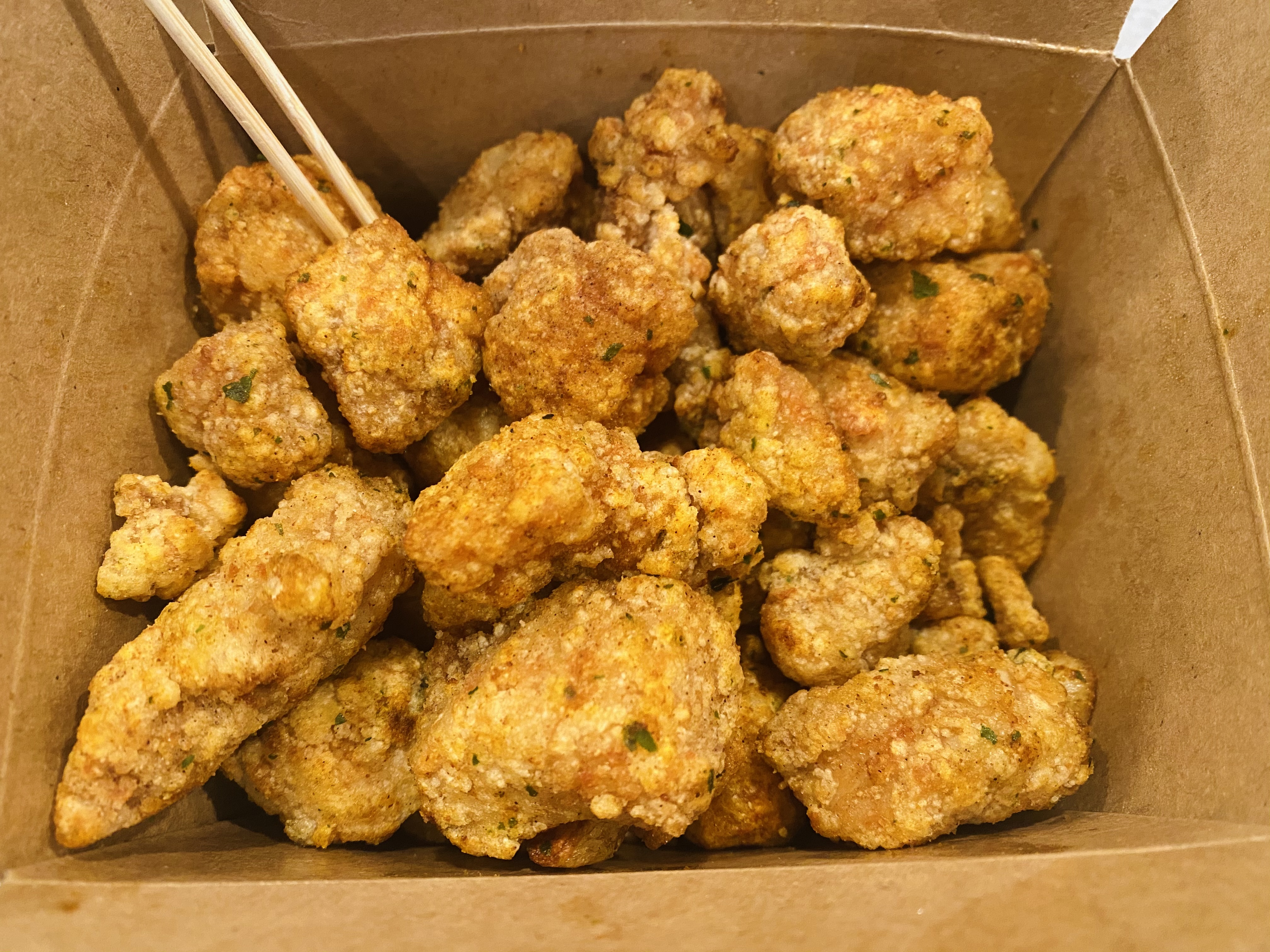 Order Basil Popcorn Chicken food online from Teapot store, Pleasant Hill on bringmethat.com