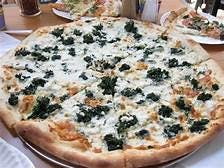 Order White Broccoli Pizza - Medium 14" food online from Pino Ii Pizzeria & Restaurant store, Nazareth on bringmethat.com