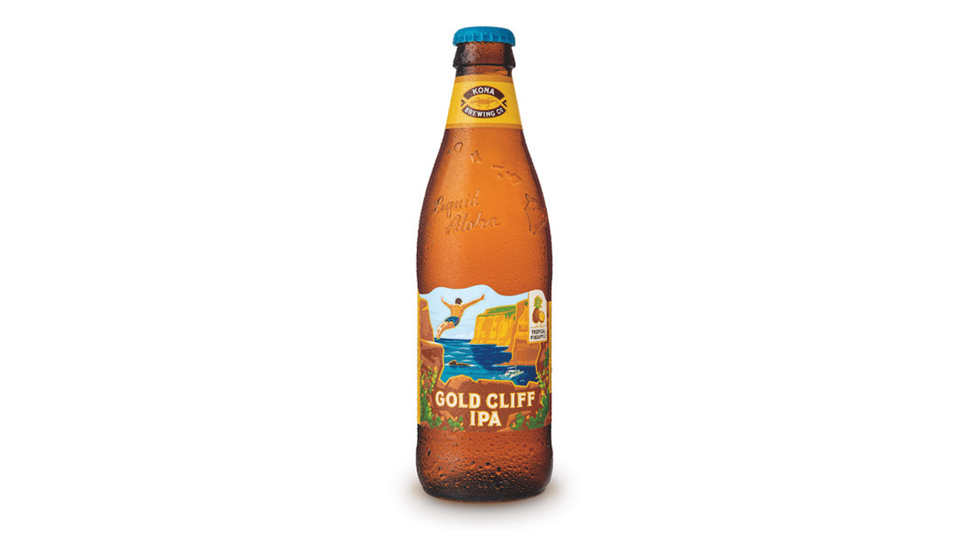 Order Kona Gold Cliff IPA 6x 12oz Bottles food online from Circus Liquor store, Los Angeles on bringmethat.com