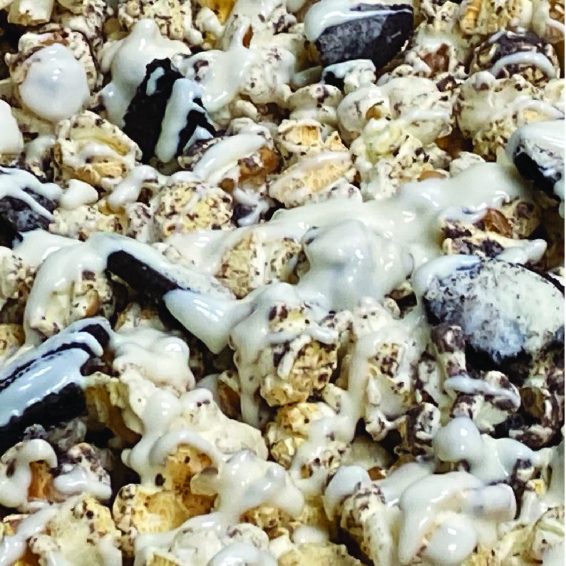 Order Cookies and Cream food online from Poppin’ Flavors Gourmet Popcorn store, Jeffersonville on bringmethat.com