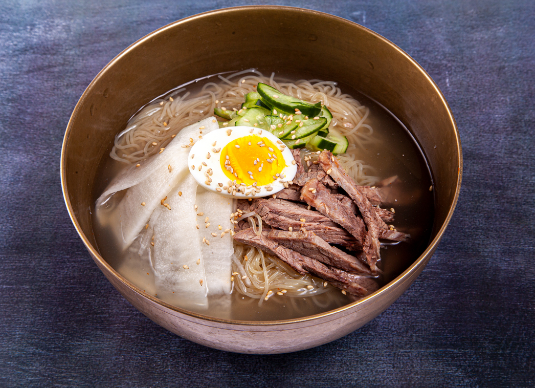Order Cold Noodle Soup food online from Song Pa Korean Restaurant store, Sacramento on bringmethat.com