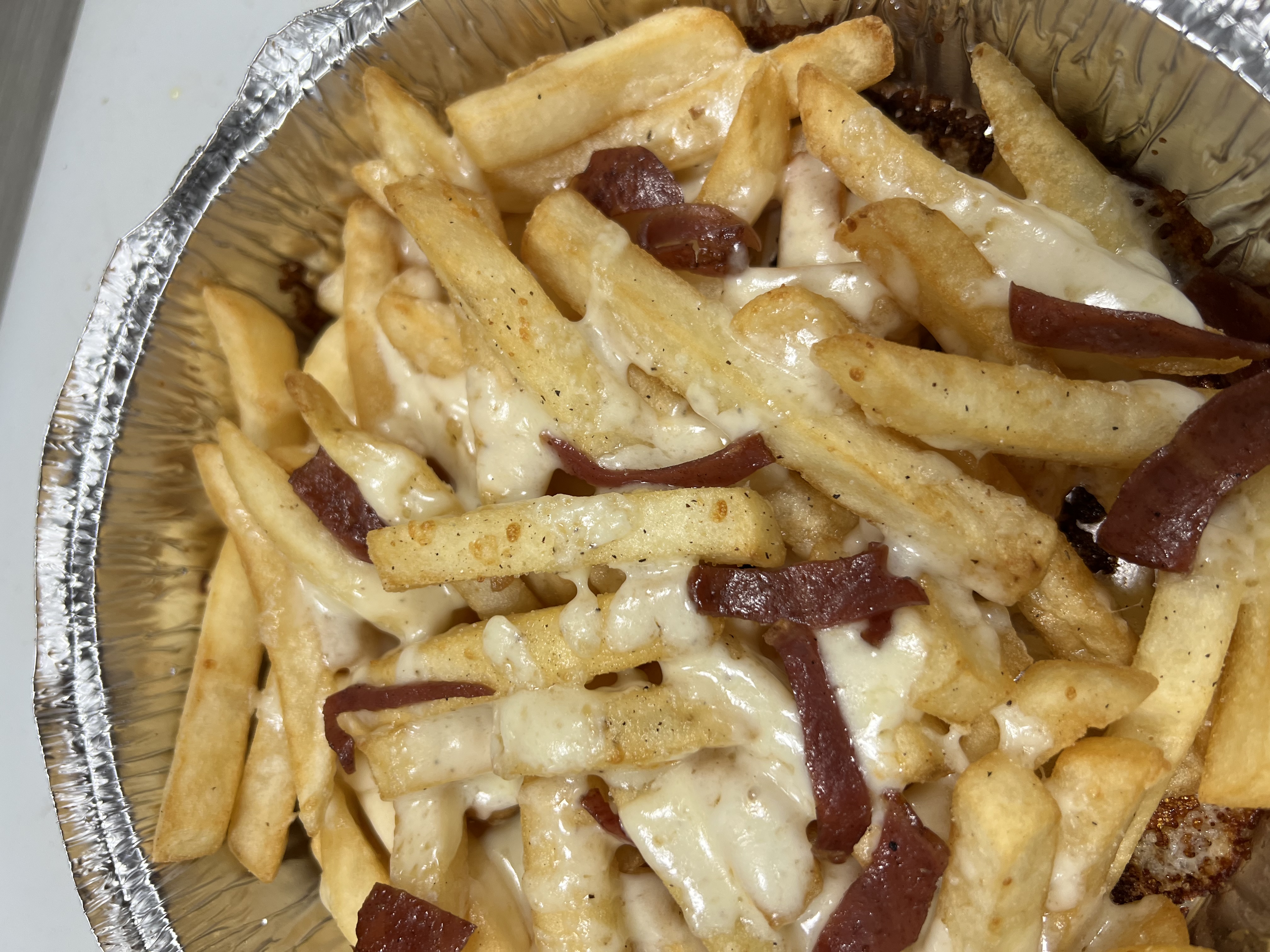 Order Bacon Cheese Fries food online from Downtown Pizza store, Blacksburg on bringmethat.com