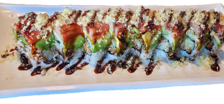 Order Kamikaze Roll food online from Crazy Tokyo Sushi store, Woodland Hills on bringmethat.com