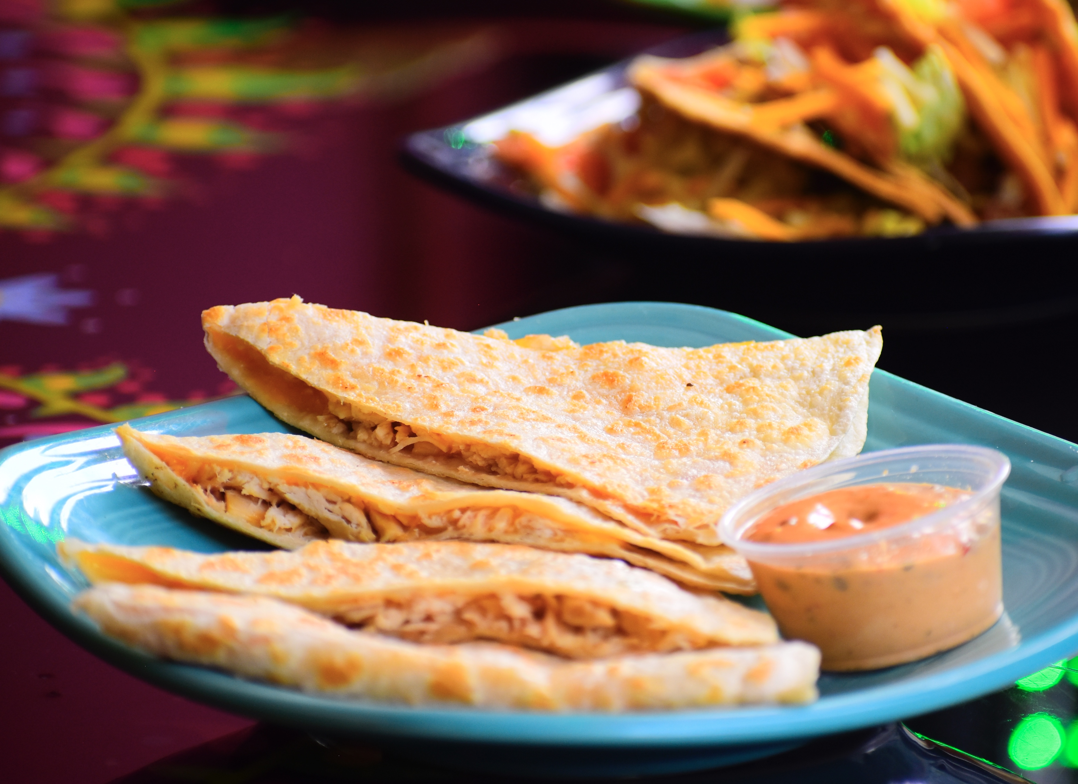 Order Cheese and Salsa Quesadilla food online from Beantow Taqueria Cafe store, Cambridge on bringmethat.com
