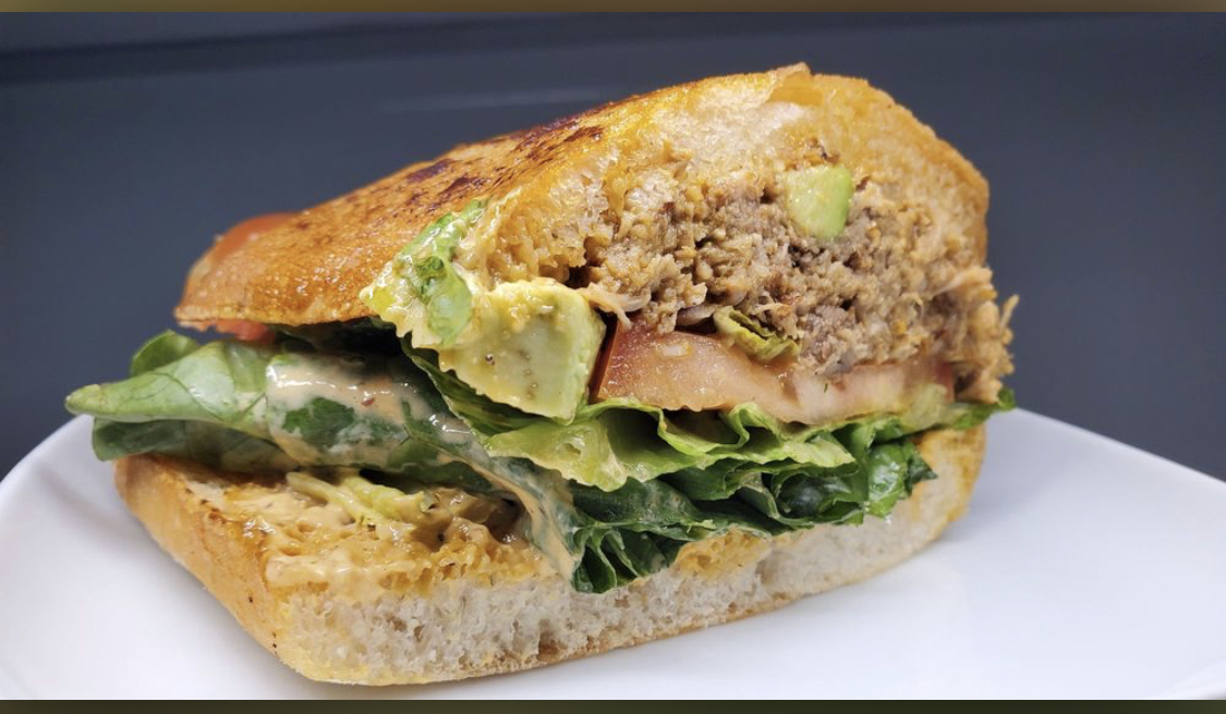 Order Carnitas Torta Sandwich available for dinner  food online from The Best Sandwiches store, Milpitas on bringmethat.com