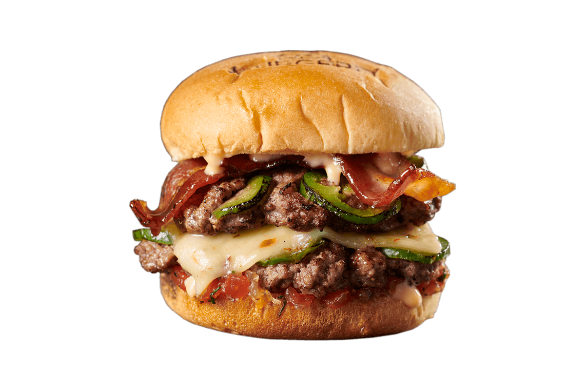 Order SWAG (Spicy Wagyu) BURGER food online from BurgerFi store, Saratoga Springs on bringmethat.com