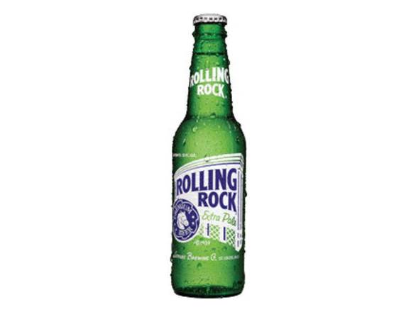 Order Rolling Rock Extra Pale - 6x 12oz Bottles food online from Goody Goody Liquor Parent store, Dallas on bringmethat.com